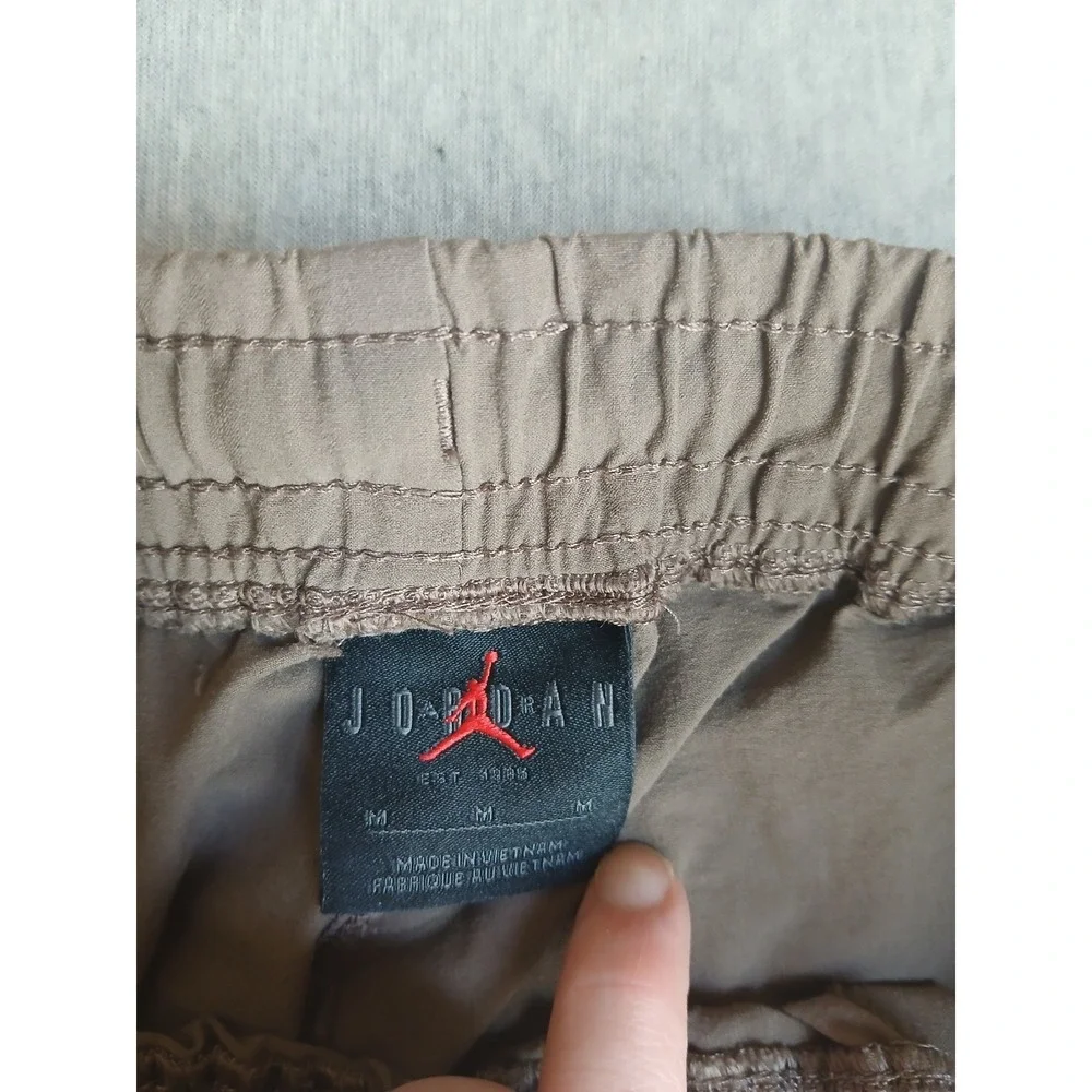 Jordan Pants Medium Mens Essential Woven Tech Casual Active Stretch Zip Pocket